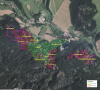 mapa vyhrazení horolezecké oblasti - Adršpach