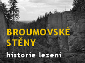 Historie lezení v Broumovských stěnách