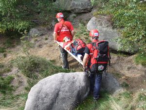 Skalní záchranná služba Broumovsko - transport