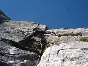 Trychtýř alias Memento mori na Piz Badile