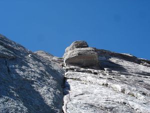 Trychtýř alias Memento mori na Piz Badile