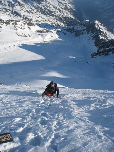 Výstup na Weißseespitze (3518 m)  - Nordwand –  Ötztalské Alpy