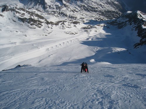 Výstup na Weißseespitze (3518 m)  - Nordwand –  Ötztalské Alpy