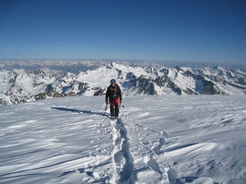 Výstup na Weißseespitze (3518 m)  - Nordwand –  Ötztalské Alpy